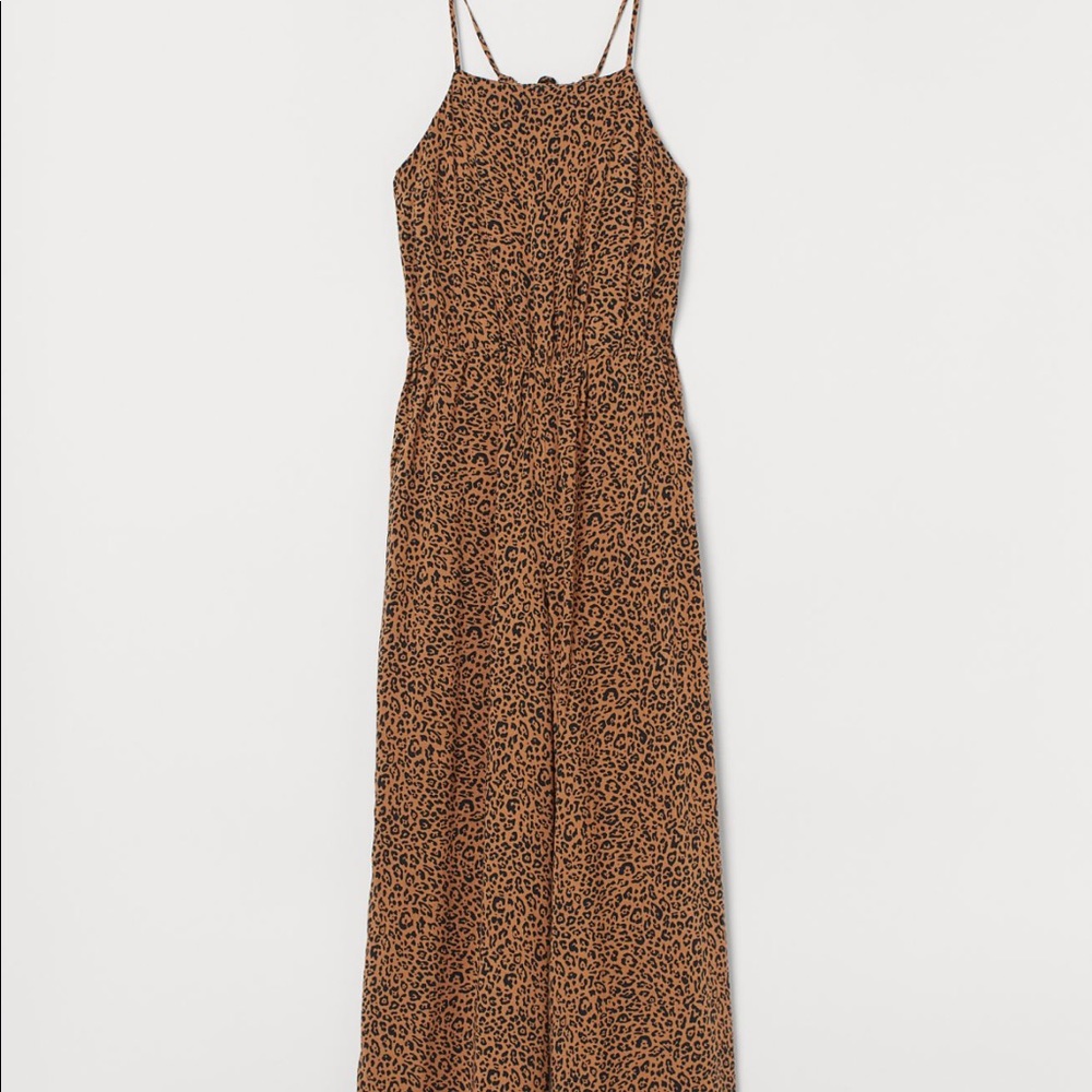 H&M leopard jumpsuit